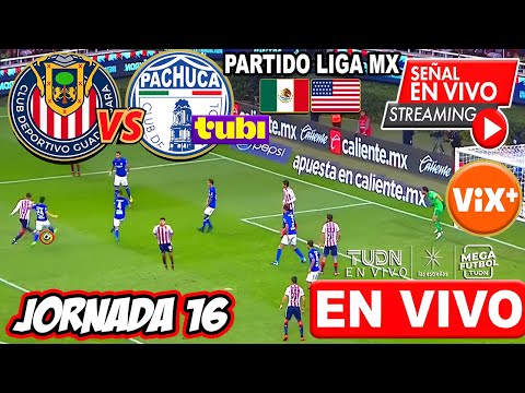 🔴 PACHUCA vs CHIVAS EN VIVO |✅ TUBI TV | JORNADA 16 LIGA MX 2025 | Donde ver Pachuca vs Chivas Tubi
