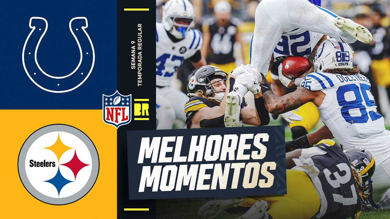 Semana 9: Indianapolis Colts vs. Pittsburgh Steelers | Melhores Momentos da NFL 2025 🏈