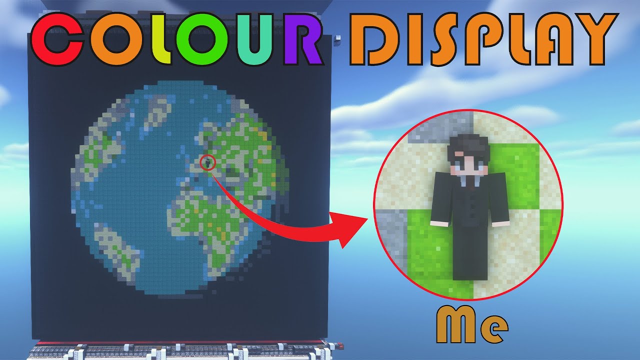 Can I make a PC Screen with Redstone? | Colour Display