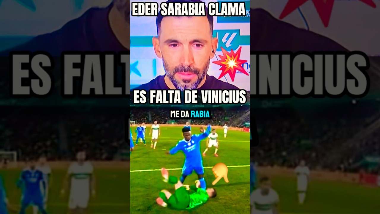 💥FALTA DE VINICIUS A IÑAKI PEÑA EN EL GOL DE BELLINGHAM Y EDER SARABIA EXPLOTA‼️ELCHE 2 MADRID 2