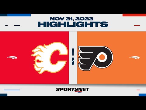 NHL Highlights | Flames vs. Flyers - November 21, 2022