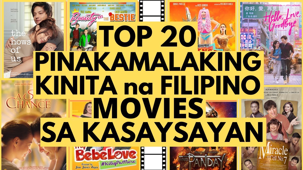 🇵🇭 Top 20 Pinakamalaking Kita na Filipino Movies Sa Kasaysayan | Highest Grossing Filipino Films