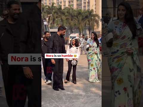 Nora fatehi ❤️ is so humble 🥰 #norafatehi #newsong