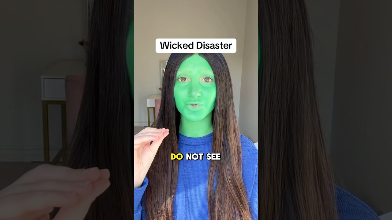 Wicked Movie and Face Paint 😬