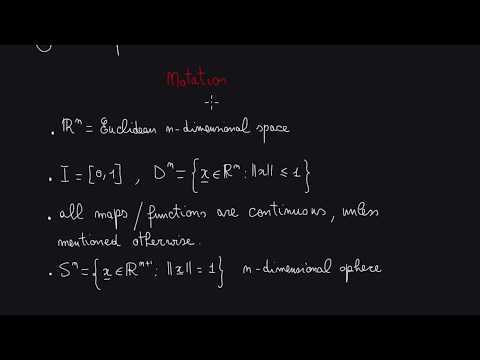0.0 Introduction to Algebraic Topology. Prerequisites and Notation.