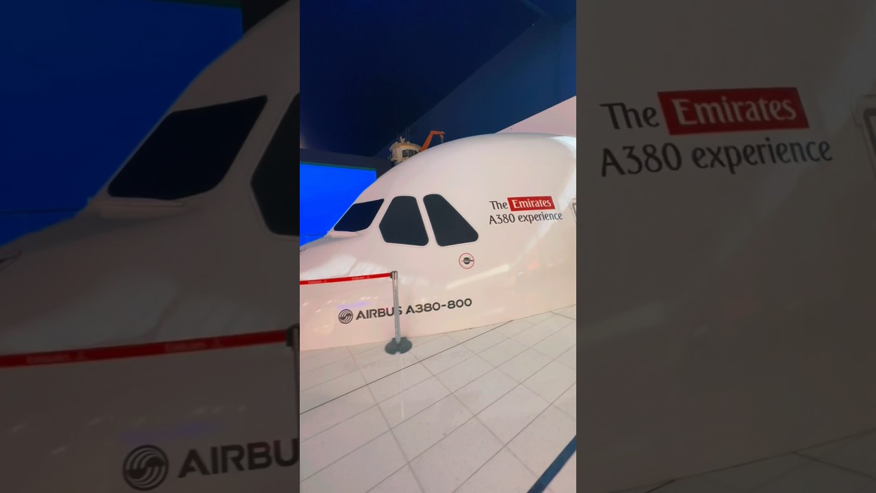 Experience Emirates Airbus A380 Simulator at Dubai Mall ✈️