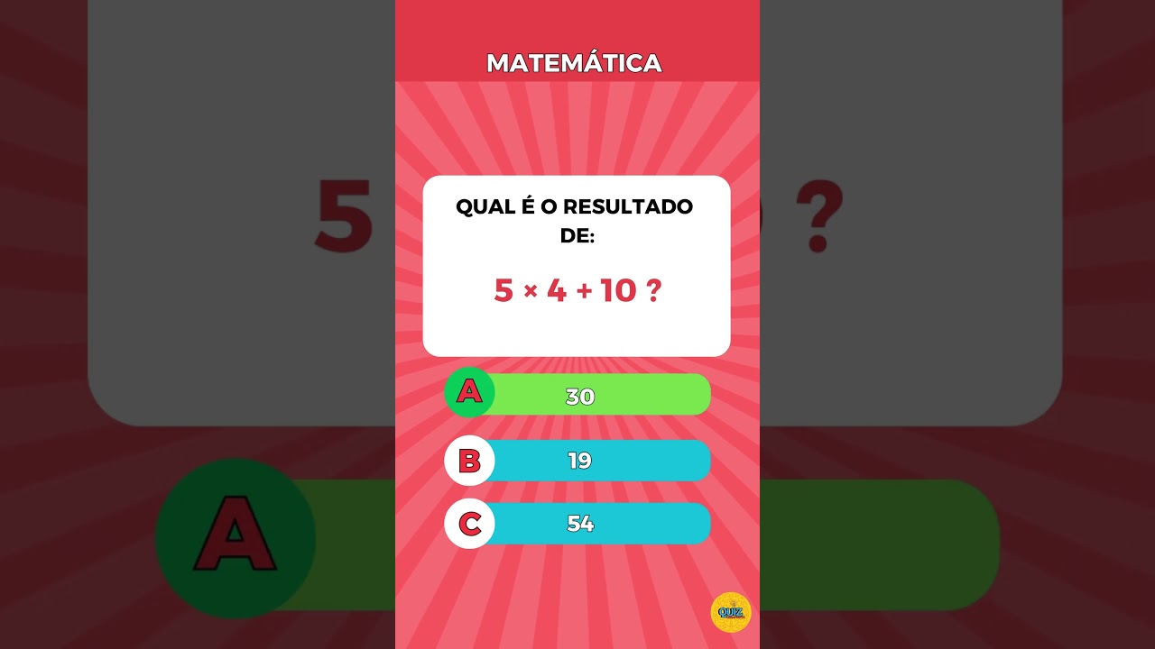 Desafie sua Mente com Nosso Quiz de Matemática! 🧠