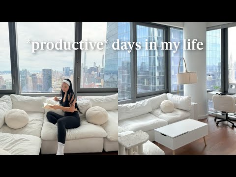 living alone in NYC: perfect summer day, rooftop vibes, reorganizing my apartment, & city night out!