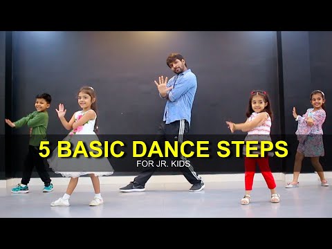 Kids Dance Tutorial: 5 Basic Steps (3-7 yrs) 🎶