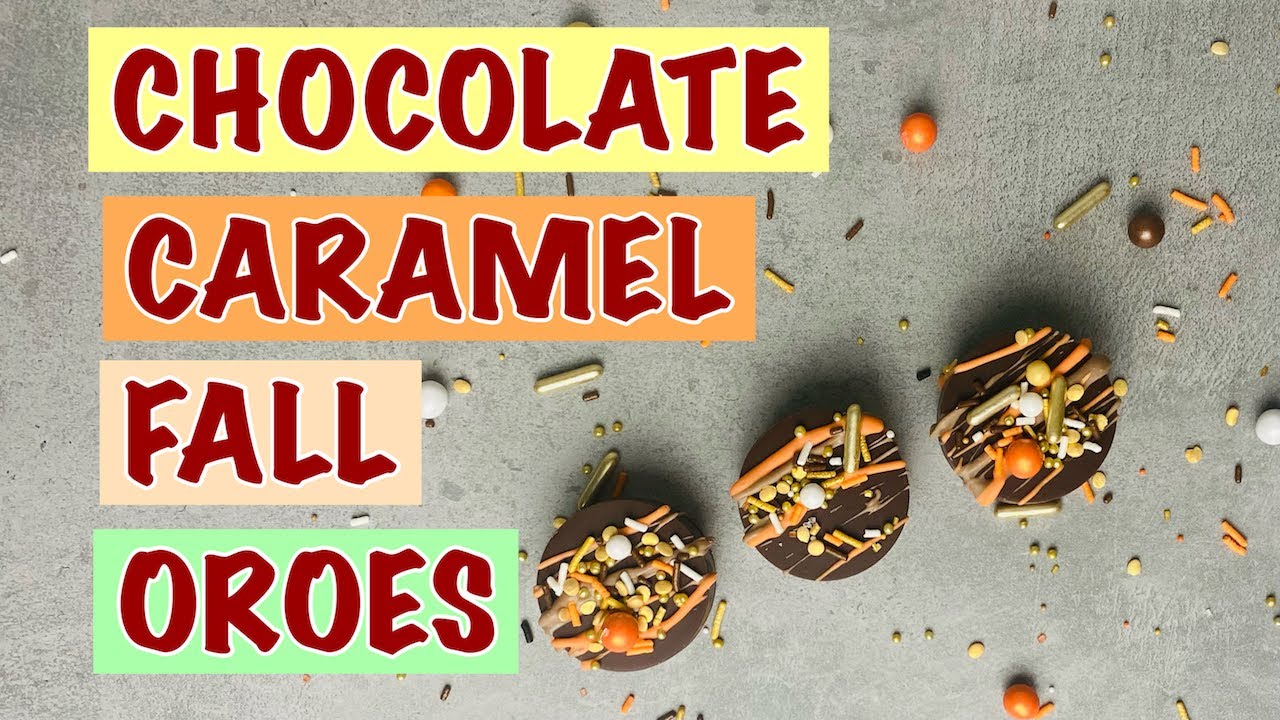 Delicious Chocolate Caramel Fall Oreos – Perfect Thanksgiving Dessert 🍁