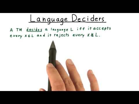 Language Deciders - Georgia Tech - Computability, Complexity, Theory: Computability