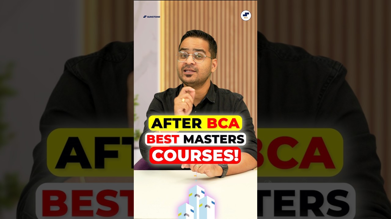 💥After BCA Best Masters Courses Other Than MCA🤩After BCA Career Options #shorts #bca2025 #bcacourse