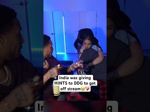 India was giving HINTS to DDG to get off stream😭❤️🩹 #ddg #ytshorts #fyp
