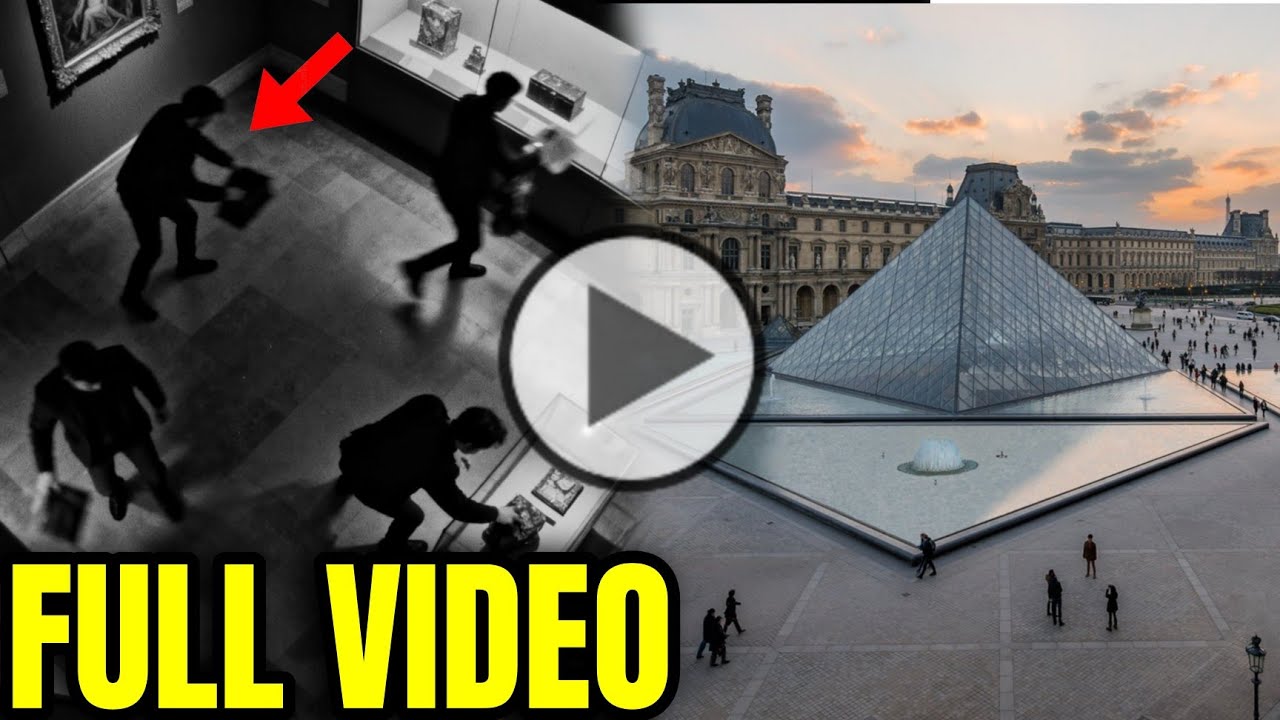 Exclusive Footage of the Louvre Museum Heist 🚨 | First Moments of the Robbery