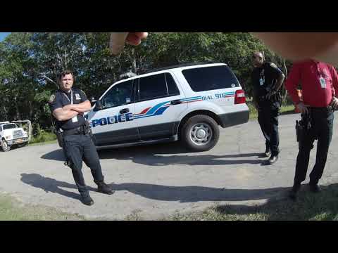 Brookhaven National Labs own their own cop department.  Brainwashed with we keep BNL folk safe here.