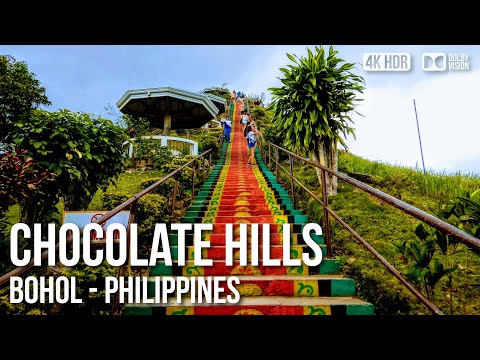 View The Spectacular Chocolate Hills Of Bohol - 🇵🇭 Philippines [4K HDR] Walking Tour