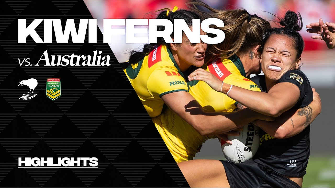 Kiwi Ferns vs Jillaroos | 2025 Pacific Championships Highlights 🏉