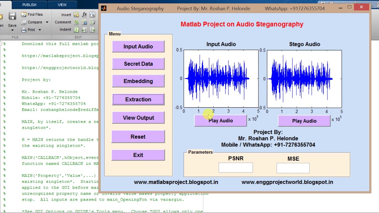 Audio Steganography Using Matlab Source Code