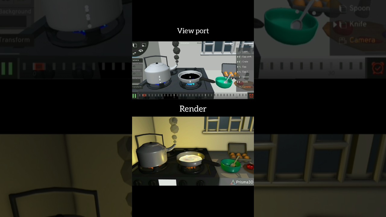 Create Stunning 3D Cooking Animations on Mobile with Prisma 3D 🍳
