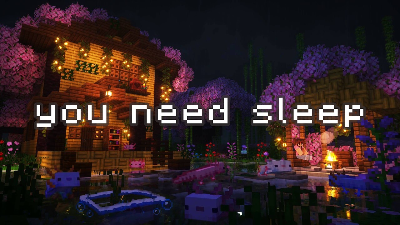Minecraft Rainy Night Ambience 🎶