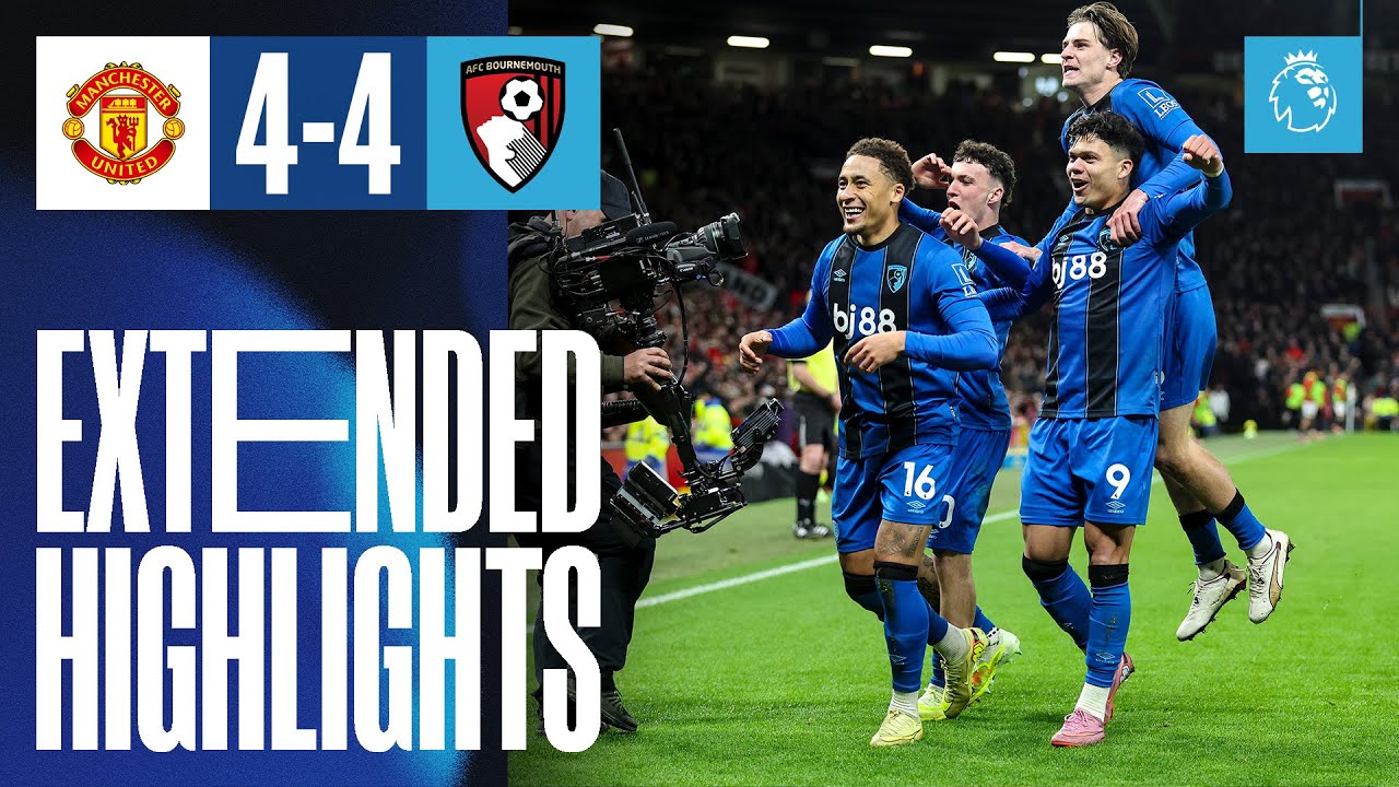 Thrilling 4-4 Draw: Bournemouth's Epic Match at Old Trafford ⚽