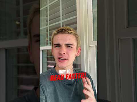 How to Read FASTER ‼️ - Hack to Finish #Books #Booktok