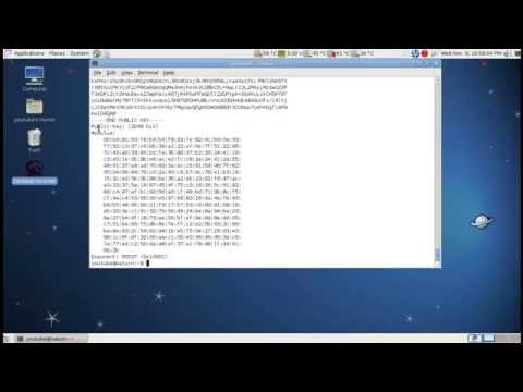 OpenSSL Tutorials #4: RSA key Creation and Encryption/Decryption