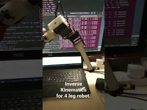 Robot Leg Control using Python and ROS