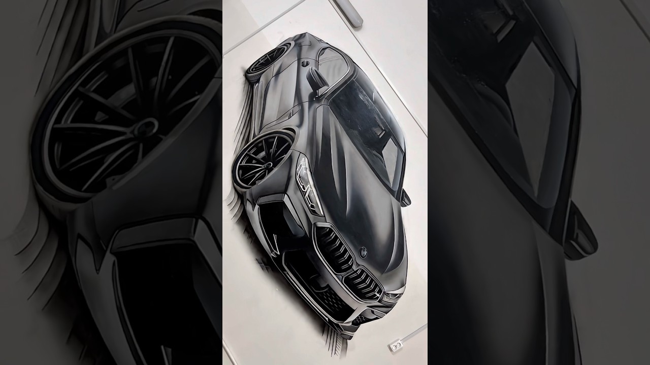 BMW Art Wall: Large-Scale Auto Service Project