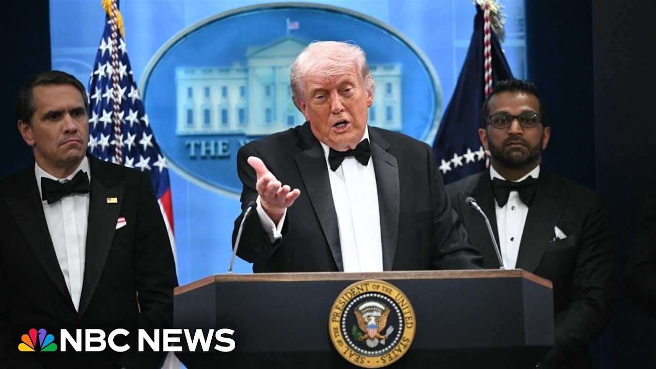 President Donald Trump on political violence: 'No country is immune'