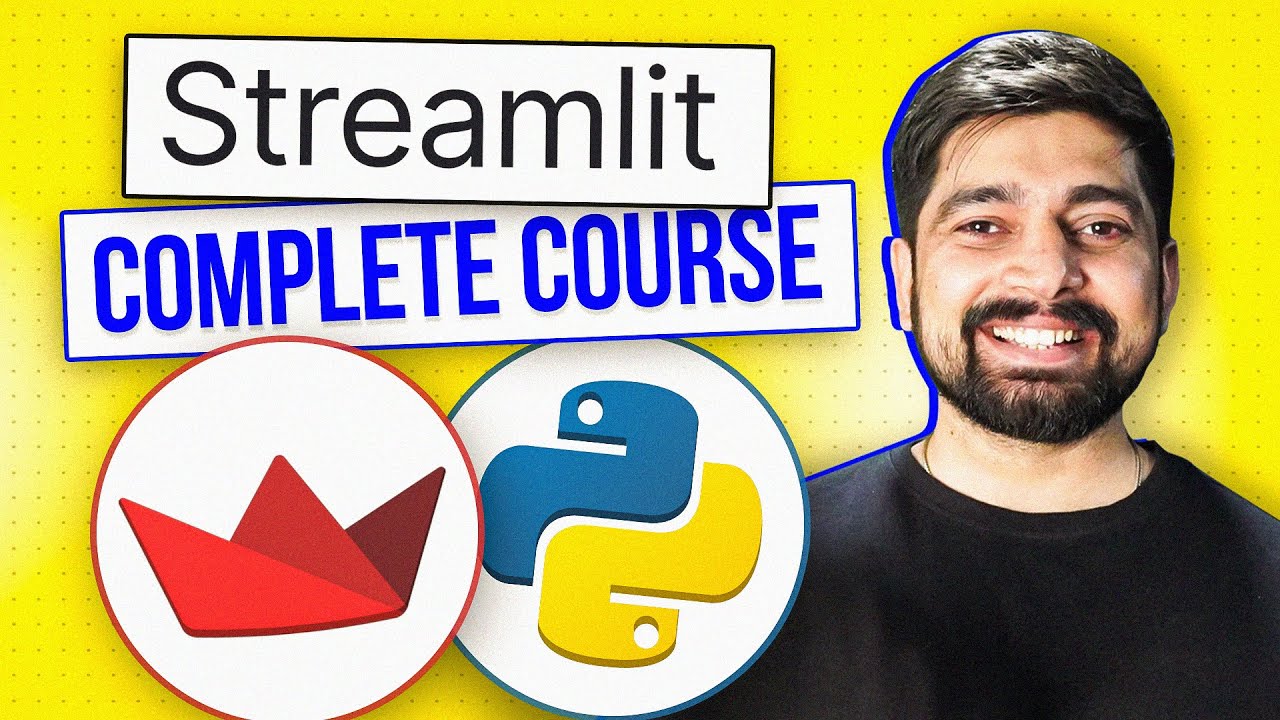 Complete Streamlit Course for Python Developers 📊