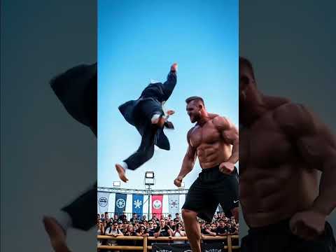 Barefoot Master vs Muscle Crowd 🥋🧠 | Cinematic Kung Fu Moment