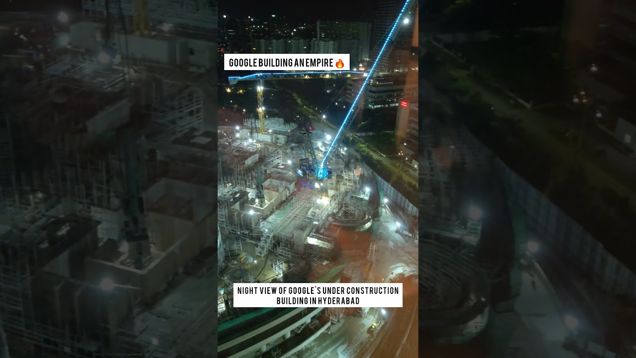 Stunning Night View of Google's Upcoming Hyderabad Campus π
