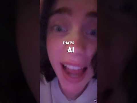 Billie Eilish Reacts to Her AI Met Gala Look!