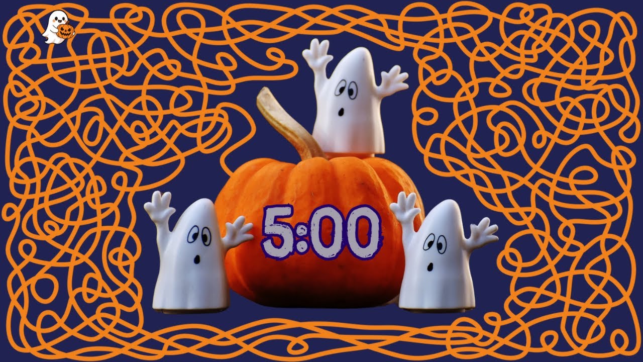 5-Minute Halloween Pumpkin & Ghost Timer ππ»