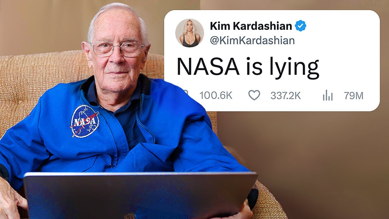 Real Moon Astronaut Reacts to Moon Landing Deniers