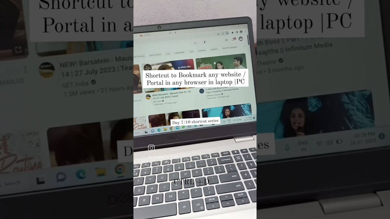 Quickly Bookmark Any Website with Keyboard Shortcut π