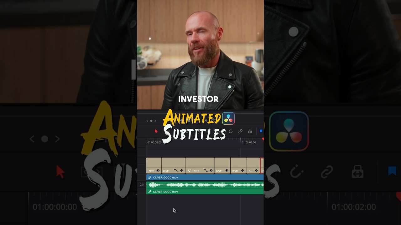 How to Create Animated Subtitles in DaVinci Resolve
