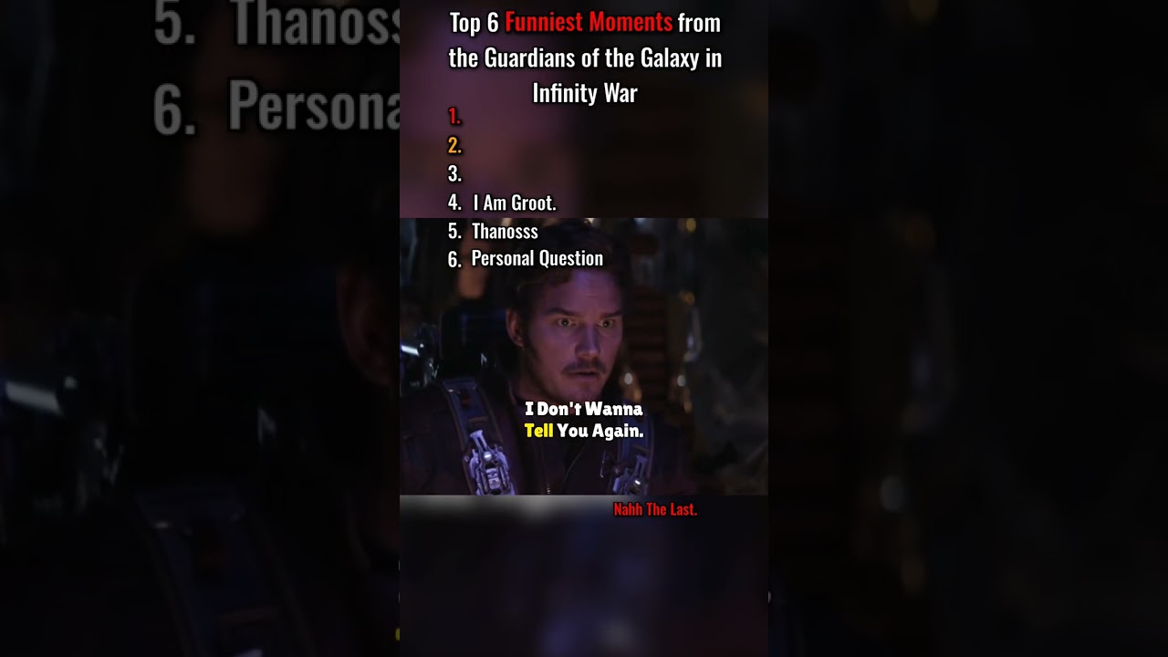 Top 6 Funniest Guardians of the Galaxy Moments in Infinity War