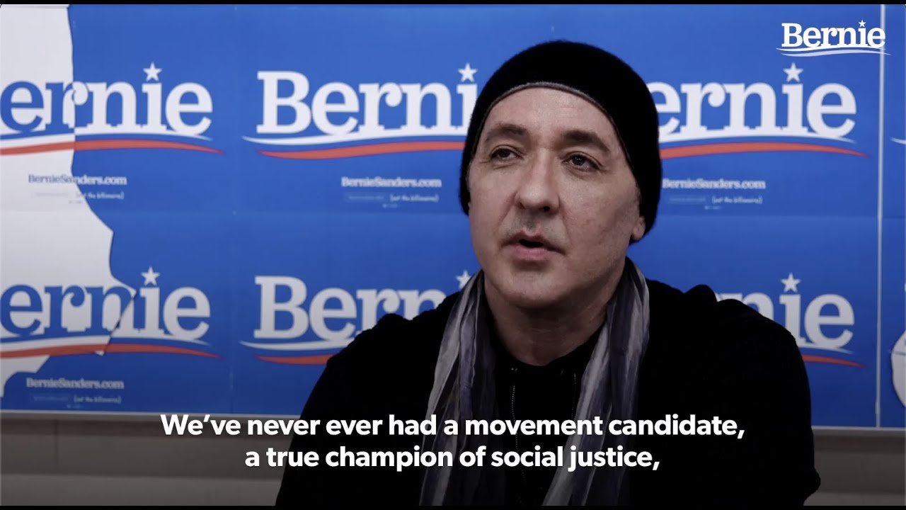 John Cusack Endorses Bernie Sanders for President