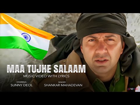 Maa Tujhe Salaam (Music Video) Sunny Deol | Shankar Mahadevan | Sajid-Wajid | Patriotic Anthem 🇮🇳
