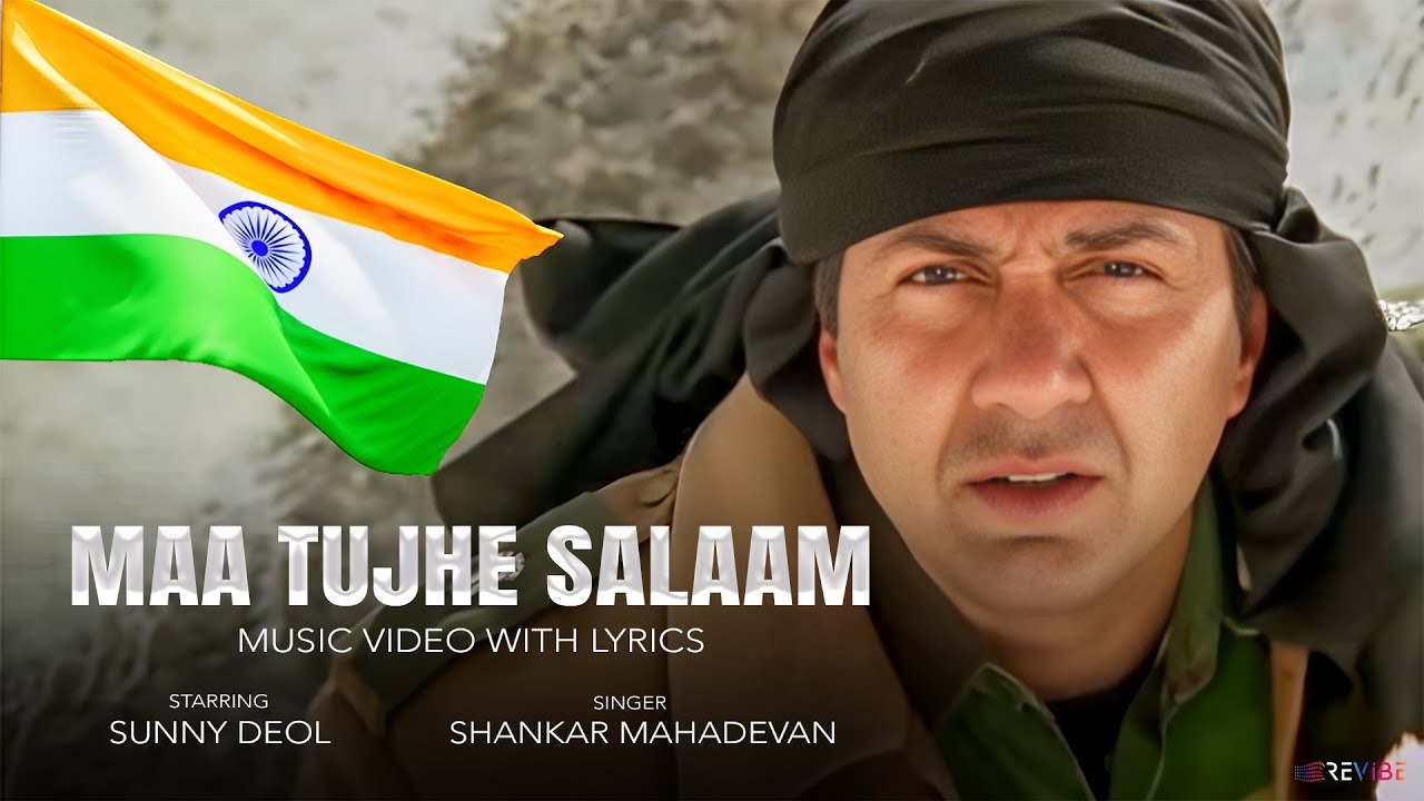 Maa Tujhe Salaam (Music Video) – Sunny Deol, Shankar Mahadevan, Sajid-Wajid | Patriotic Anthem