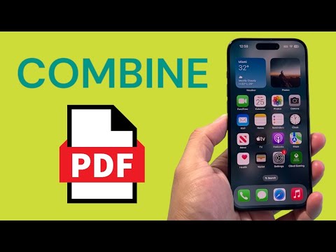 How To Merge / Combine PDF Files on iPhone or iPad