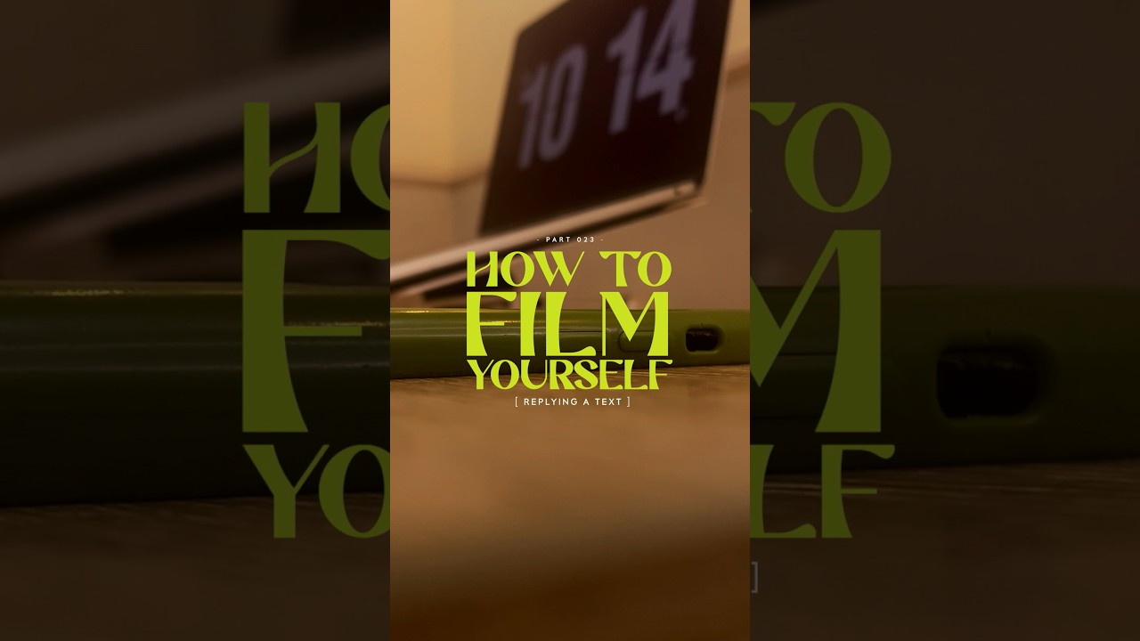 Cinematic Shot Types for Filming Your Text Replies 🎥