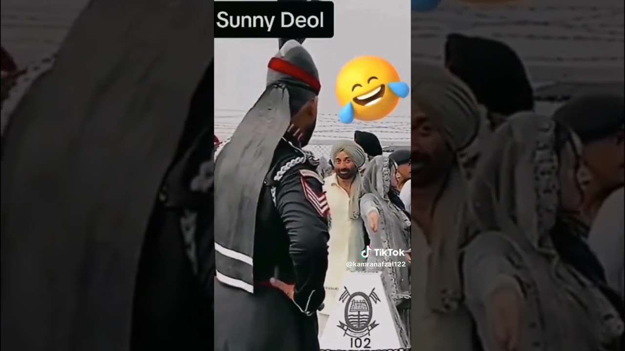 Sunny Deol Infront Of Pakistan Ranger 🤣🤣 #wagahborder #sunnydeol #pakistanrangers