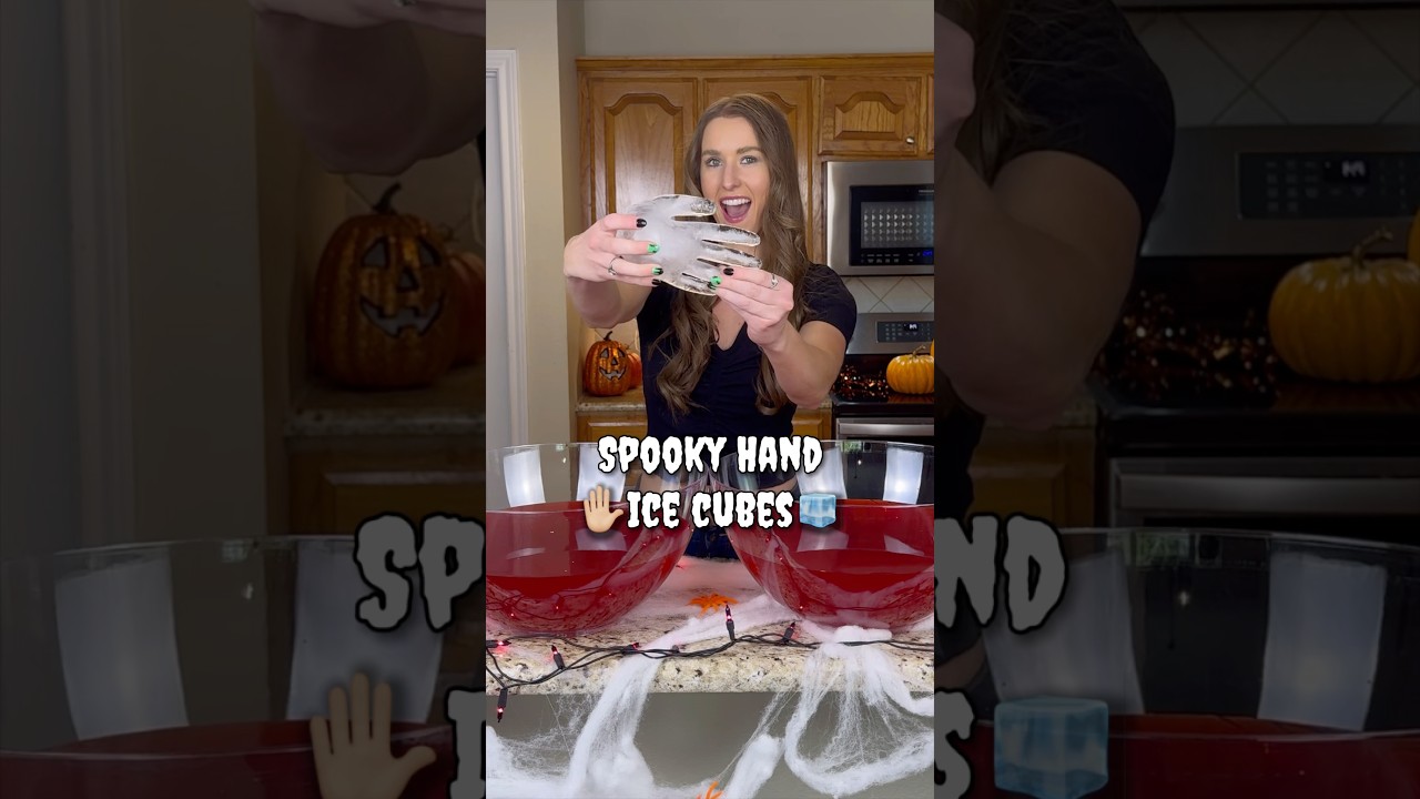 Spooky Hand Ice Cubes for Halloween 🎃