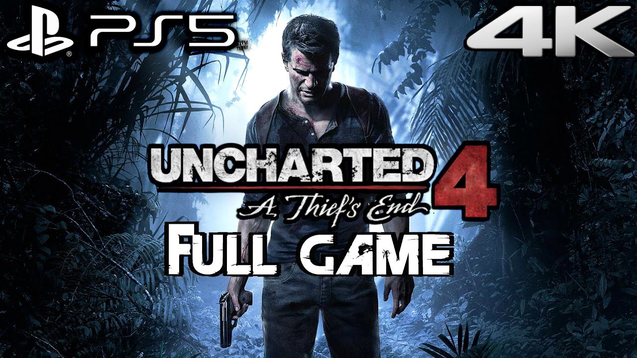 Uncharted 4 PS5 Remaster Full Gameplay 4K 🎮