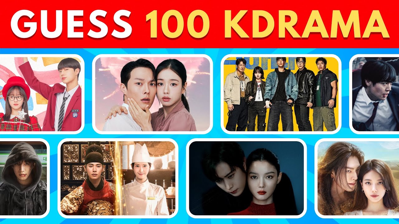 Guess 100 K-Drama in 5 Seconds! ⏱️🇰🇷 | 100 Popular 2025 K-Dramas Quiz