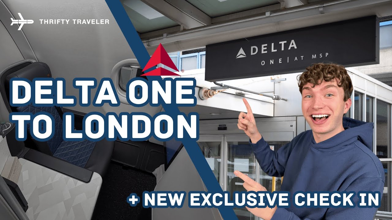Delta One to London & New Check-In Experience ✈️