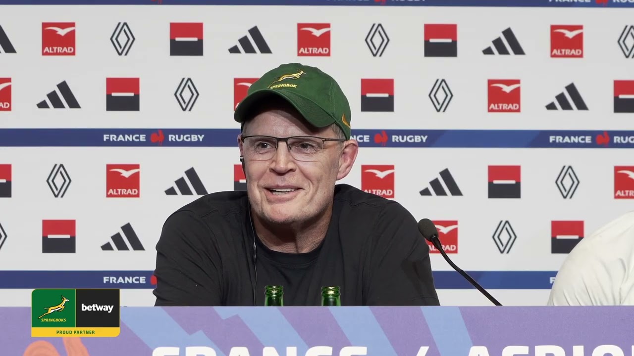 Springbok Post-Match Conference in Paris π«π·